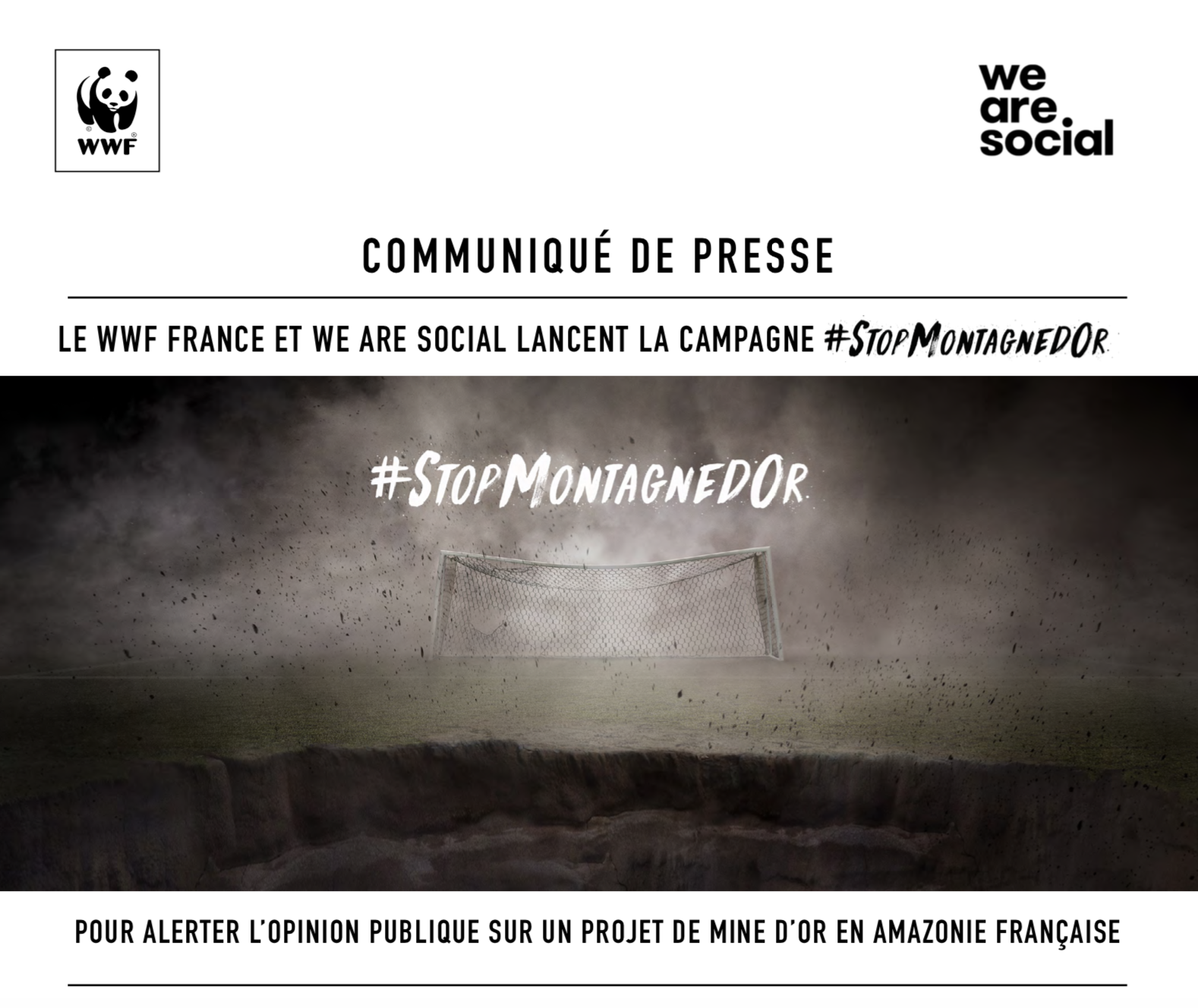 Le WWF France lance la campagne #StopMontagnedOr