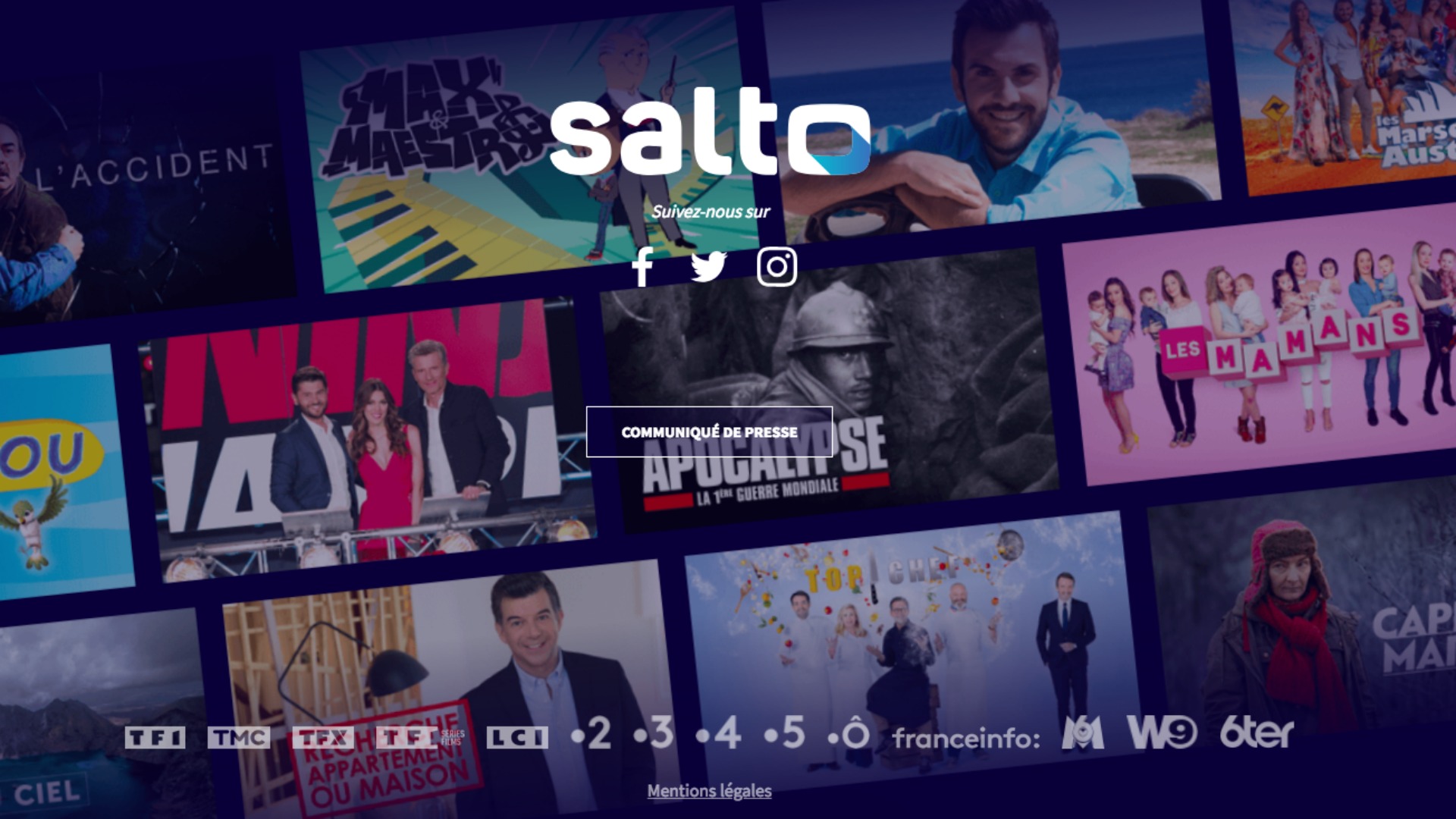 Les Groupes France Télévisions, M6 et TF1 unissent leurs forces pour bâtir ensemble une plateforme OTT française : SALTO