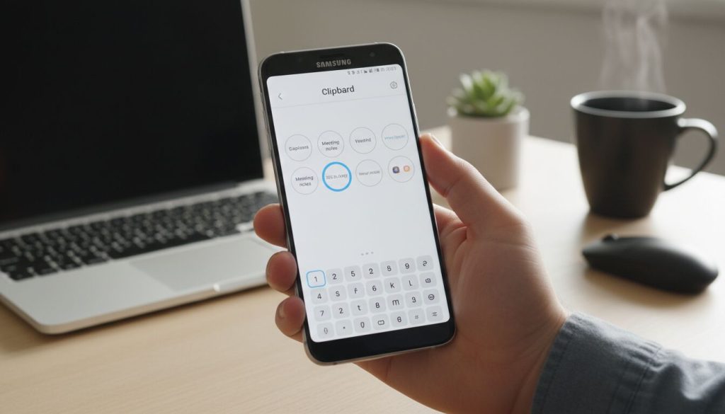 Apprenez à utiliser facilement le presse-papiers sur votre téléphone Samsung grâce à notre guide étape par étape, pour copier, coller et gérer vos contenus rapidement.