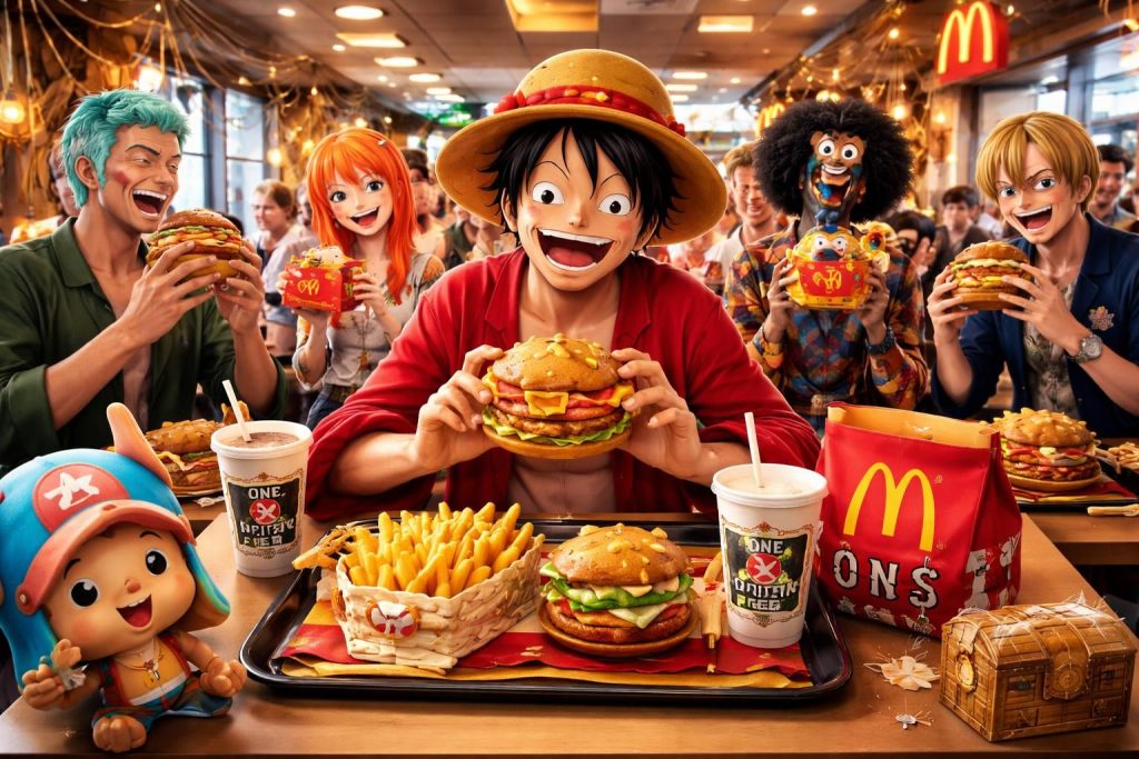 découvrez l'alliance exclusive entre mcdonald’s et one piece pour une aventure gourmande unique, pleine de saveurs et de surprises pour petits et grands fans.