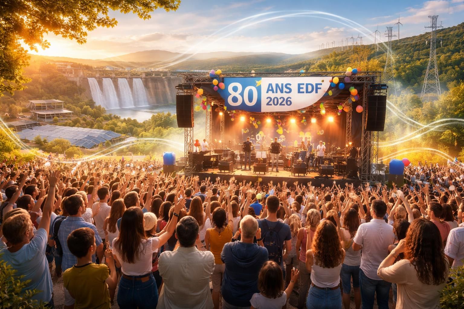 découvrez la bande-son commémorative célébrant les 80 ans d'edf en 2026, une composition musicale unique qui retrace l'histoire et l'innovation de l'entreprise.