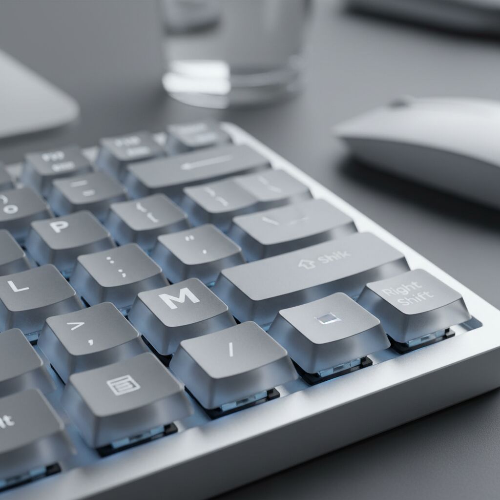 Découvrez où se trouve la touche M sur un clavier QWERTY et apprenez à la repérer facilement pour une frappe rapide et efficace.