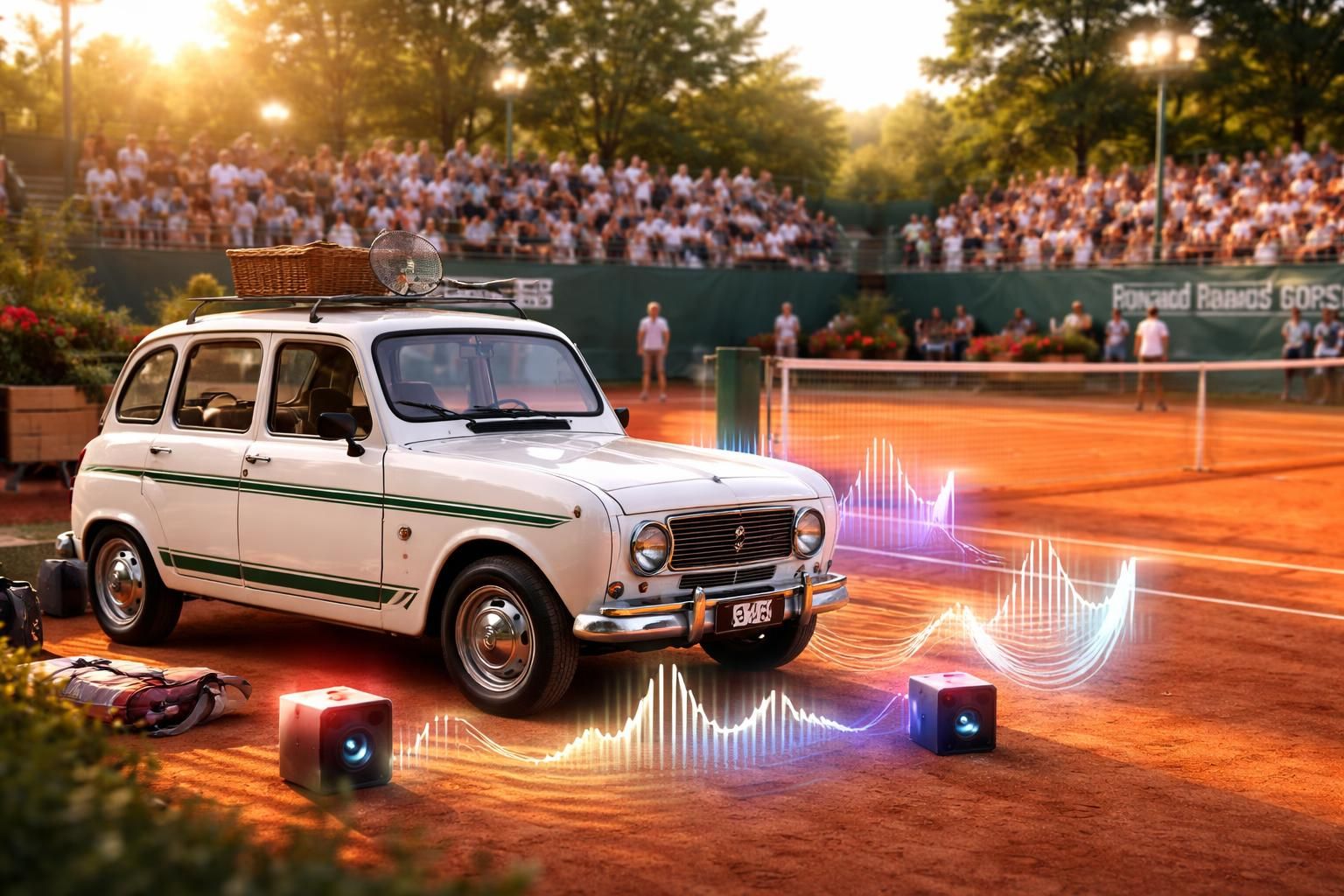 découvrez la bande sonore captivante de la publicité renault 4 dédiée à roland-garros 2026, qui allie nostalgie et modernité pour célébrer cet événement emblématique.