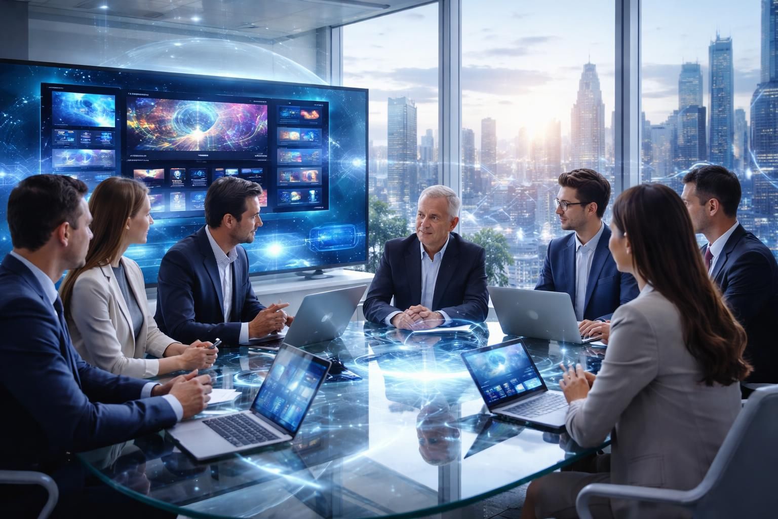 olyzon lève 10 millions d'euros avec sir martin sorrell pour transformer la télévision connectée grâce à sa technologie innovante d'intelligence artificielle.