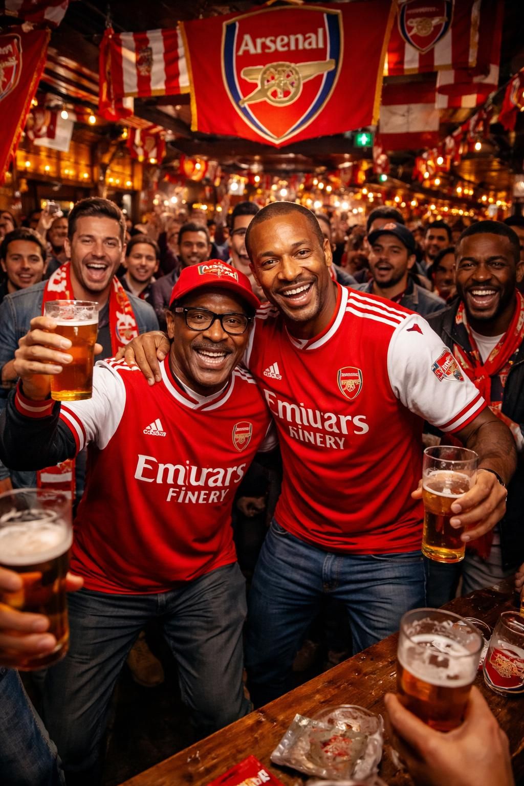 découvrez comment spike lee, thierry henry et de nombreuses célébrités se sont réunis dans un pub pour célébrer la victoire d'arsenal dans une soirée mémorable pleine d'émotions et de passion.