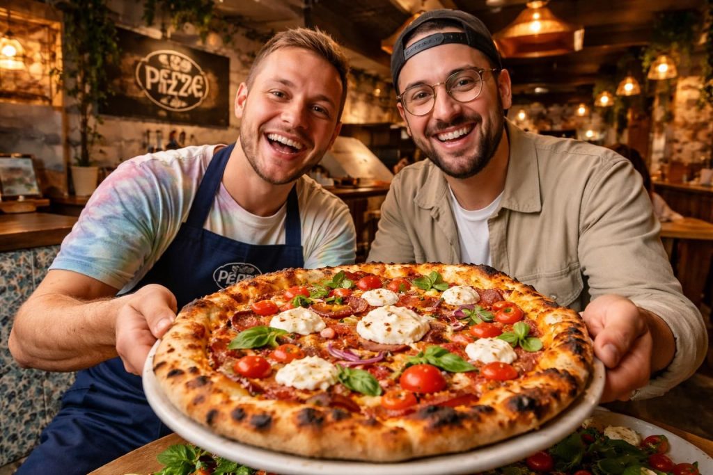 découvrez la pizza en édition limitée créée par mcfly et carlito en collaboration exclusive avec peppe pizza. une saveur unique à ne pas manquer pour tous les fans et gourmands !