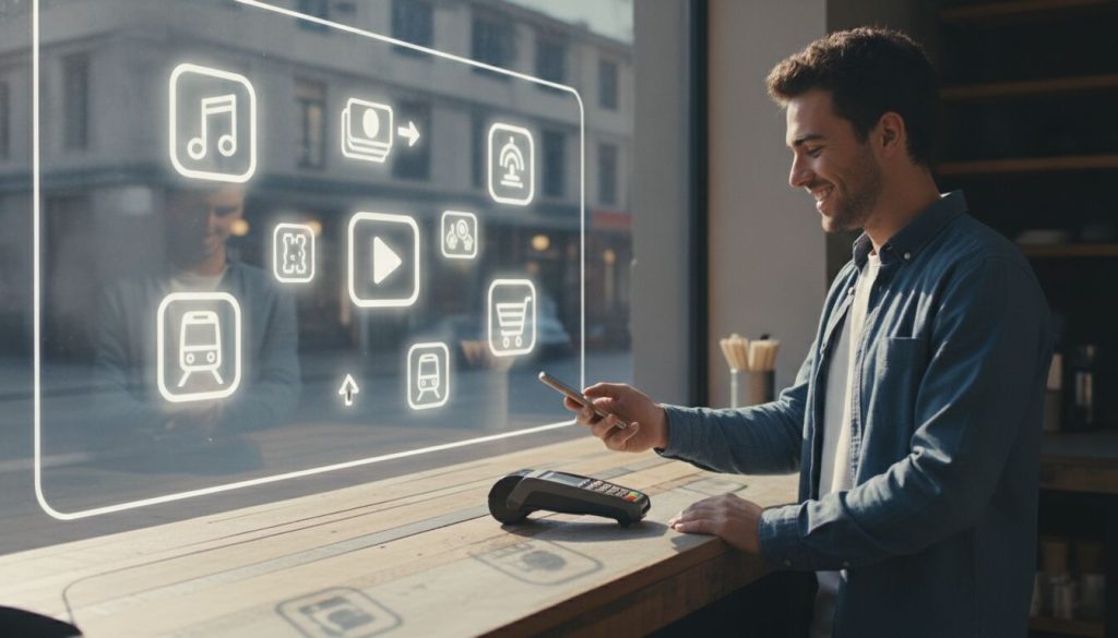 Découvrez les différents services et achats que vous pouvez effectuer grâce à votre forfait mobile, de la musique aux applications en passant par les abonnements.